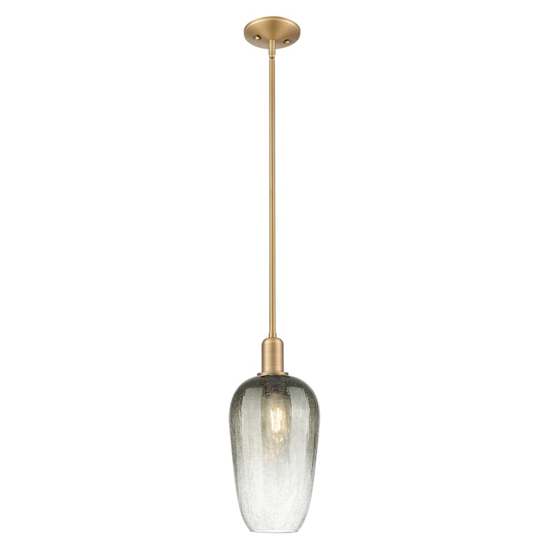 Innovations Lighting Downtown Urban - Brookhaven Flute - 1 Light 7" Stem Hung Mini Pendant