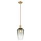 Option Brushed Brass / Slate Shade