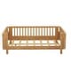 preview thumbnail 38 of 41, Toddler Low-profile Bed with Fences Headboard Footboard and Removable Side Rails for Kids, Girls and Boys Wooden Daybed