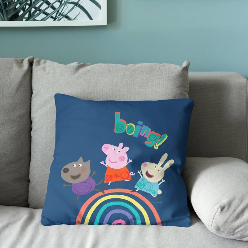 Hasbro Peppa Pig 18 Inch Throw Pillow