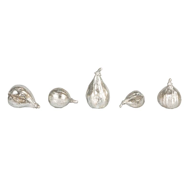 Decorative Resin Figs Set of 5 - 2.0"L x 2.0"W x 3.0"H