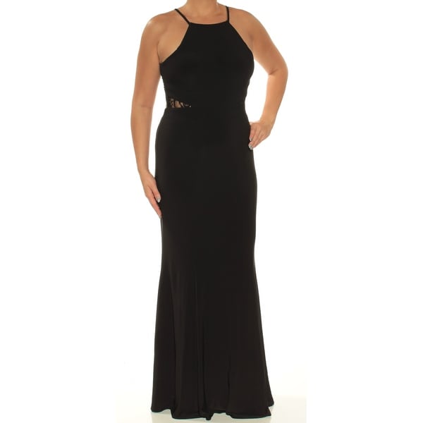 black straight gown