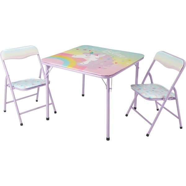 slide 2 of 26, Heritage Kids Three Piece Table and Chair Set Purple