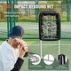 preview thumbnail 10 of 12, 9 Hole Baseball Net, Softball Baseball Training Equipment for Hitting Pitching Practice, Height Adjustable Trainer Aid
