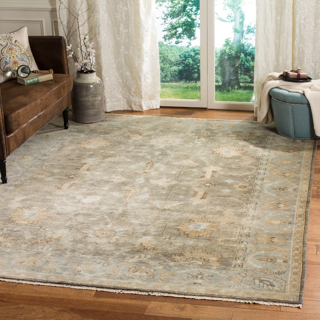 SAFAVIEH Couture Hand-knotted Oushak Taleke Traditional Oriental Wool Rug