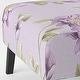 preview thumbnail 16 of 15, Designart "Purple Flowers and Leaf" Upholstered Cabin & Lodge Accent Chair and Arm Chair