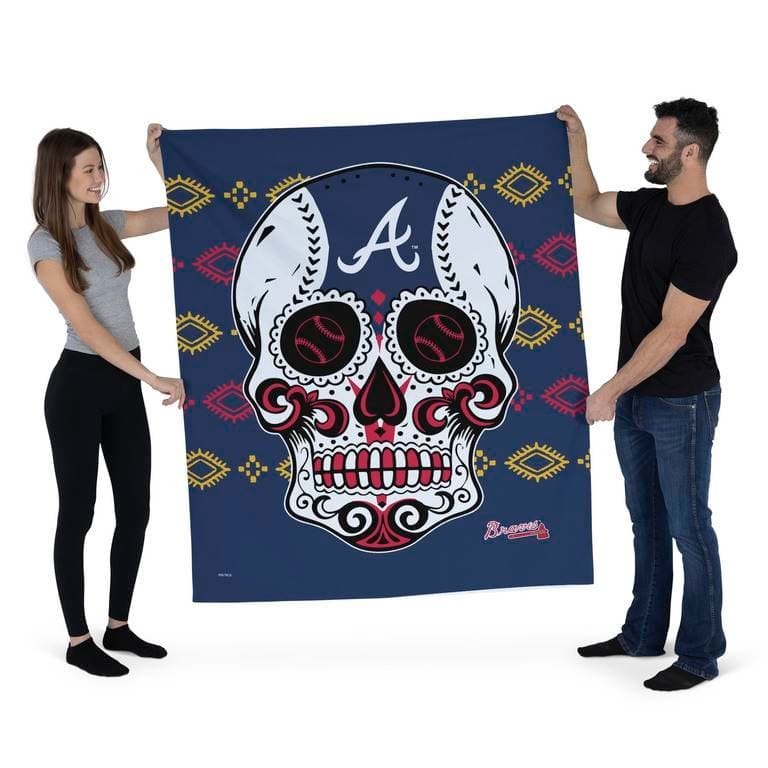 MLB Candy Skull Printed Wall Hanging