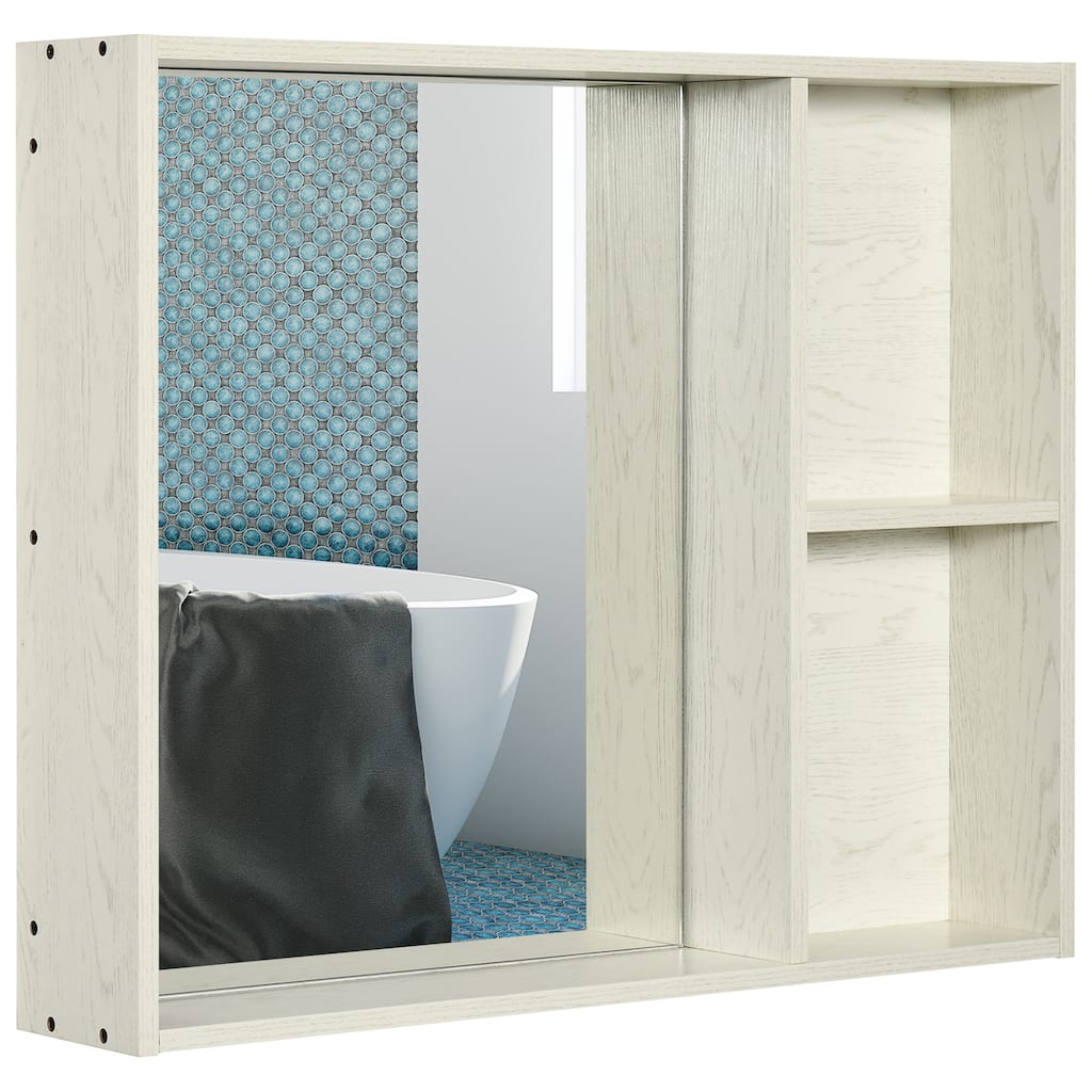kleankin 31.5" x 25.5" Bathroom Medicine Cabinet with Mirror