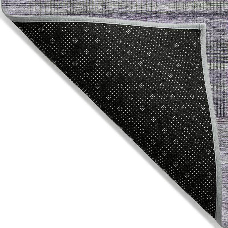 HomeRoots Striped Transitional Rectangle Outdoor Rug