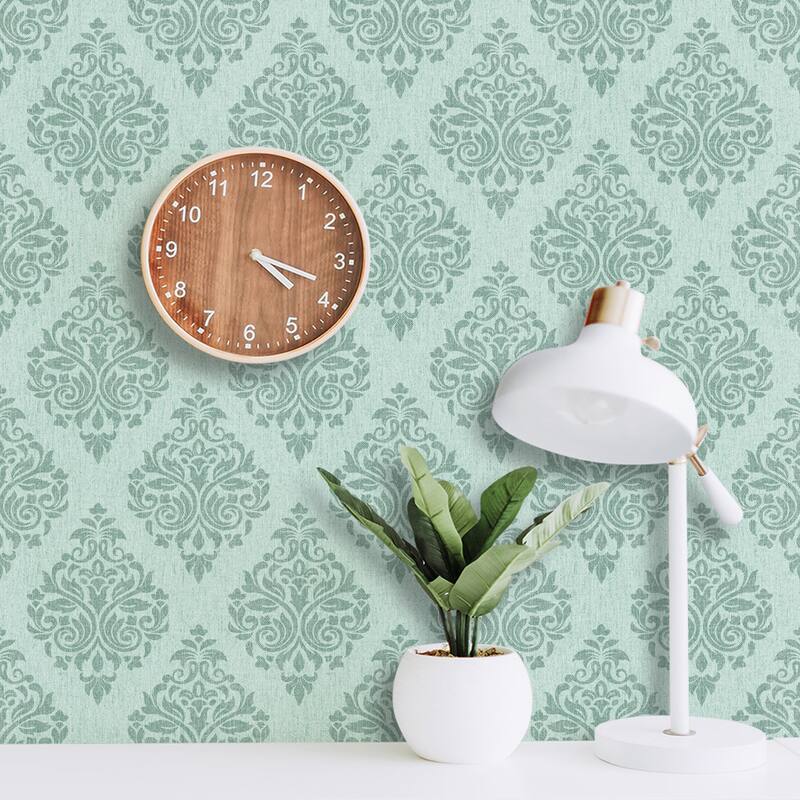 SUSSEXHOME Removable Wallpaper-Waterproof, Strippable, Light Resistance & Cleanable Wall Paper Roll-Wallpaper-Ottoman