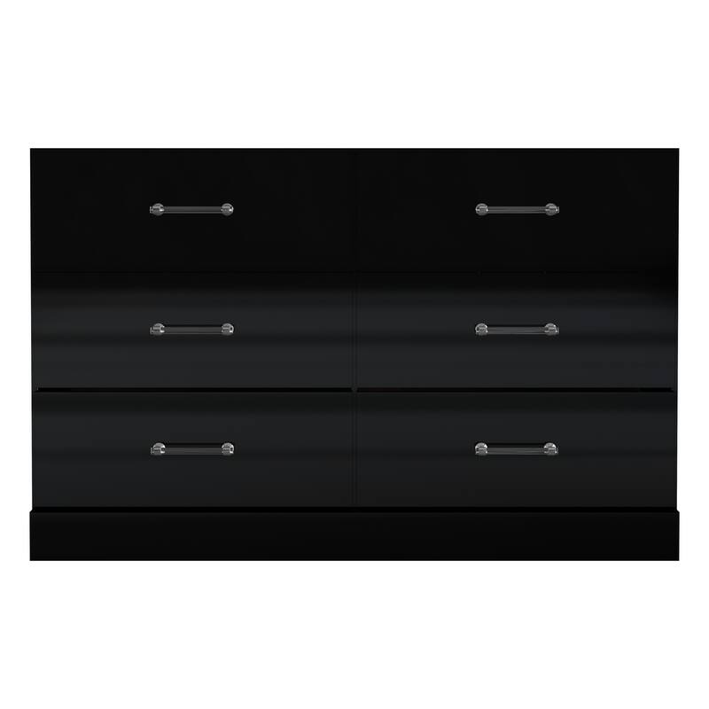 CraftPorch Minimalist Dresser - Black