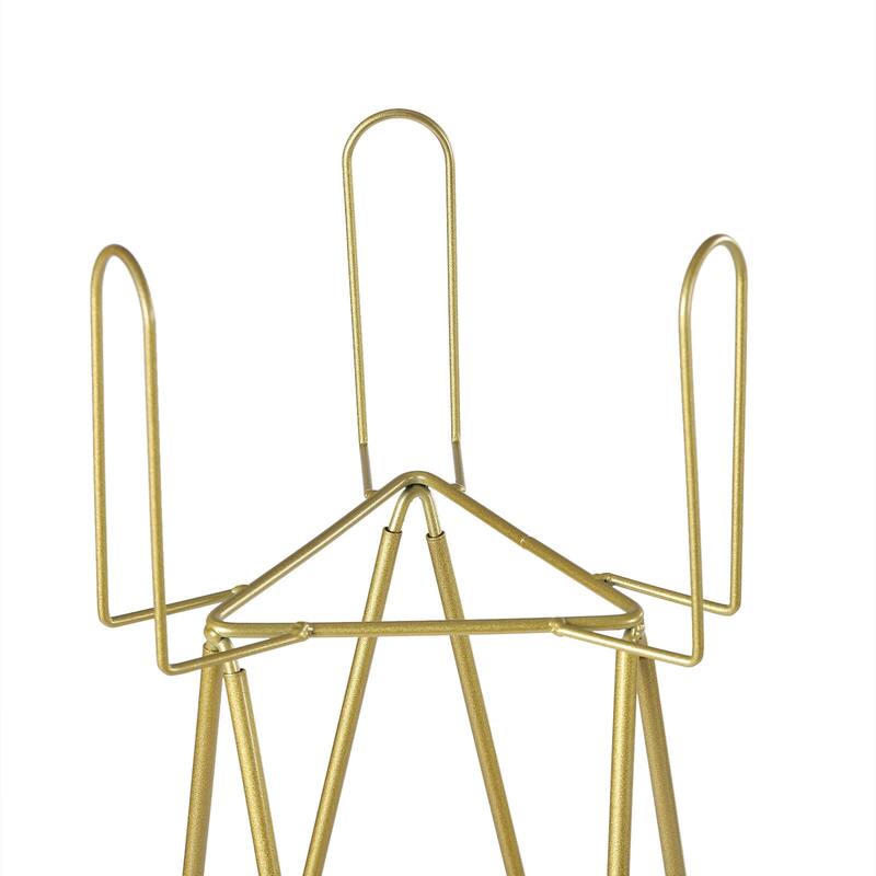 41Inch Tall Gold Flower Plant Arrangement Stand Display