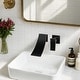 preview thumbnail 25 of 29, WOWOW Single Handle Wall Mounted Bathroom Basin Faucet