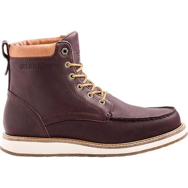 Shop Kodiak Men S Zane Moccasin Boot Brown Leather Overstock
