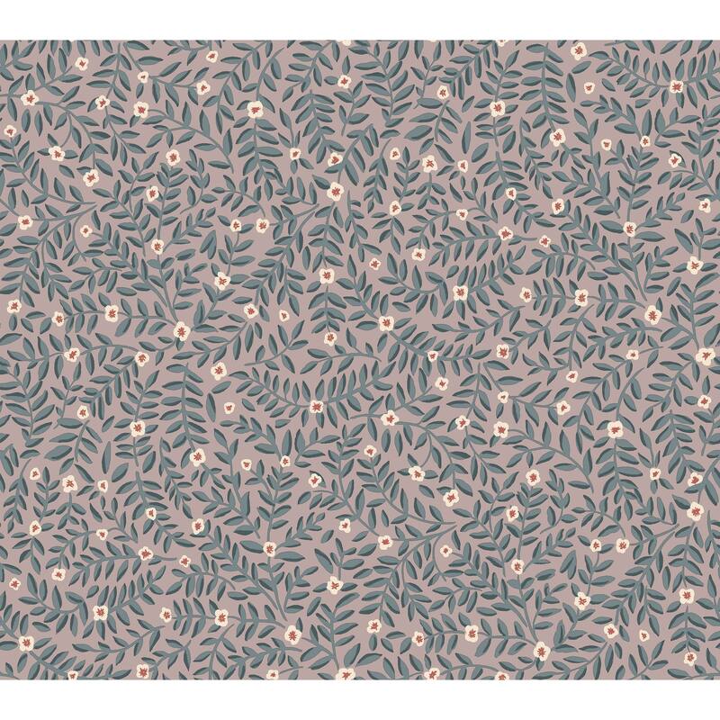 Rifle Paper Co. Elodie Lavender Petite Floral Premium Peel + Stick Wallpaper