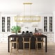 preview thumbnail 12 of 36, Modern Farmhouse 8-light 48In Rectangle Linear Chandelier for Dining Room with UL Certified