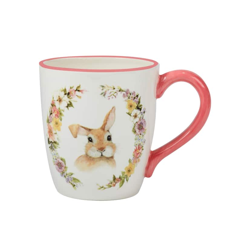 Certified International Easter Garden 20 oz. Mugs, Set of 4 Assorted Designs