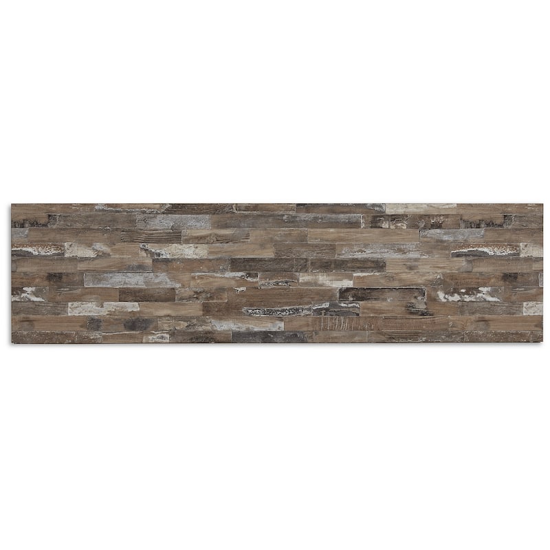 Signature Design by Ashley Willowton Whitewash 60" TV Stand for TVs up to 69" with Electric Fireplace - 60"W x 15"D x 24.5"H