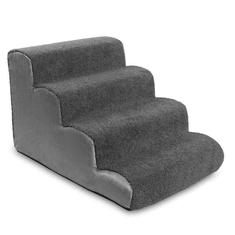 Dubb Pet Steps - Soft Foam Stairs for Cats and Dogs - 3 Stairs & 4 Stairs