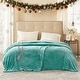 preview thumbnail 43 of 91, Beautyrest Heated Plush Secure Comfort Blanket Full - Aqua
