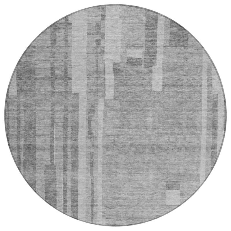 HomeRoots Striped Transitional Rectangle Outdoor Rug