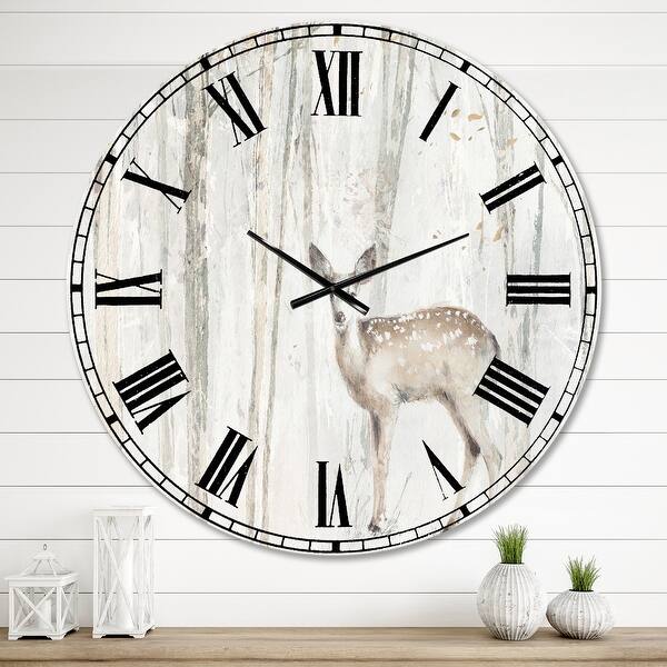 Designart 'A Woodland Walk into the Forest I' Modern Farmhouse Large