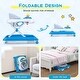 preview thumbnail 7 of 10, Honeyjoy Foldable Baby Walker with 3 Adjustable Heights Comfy Padded - See Details