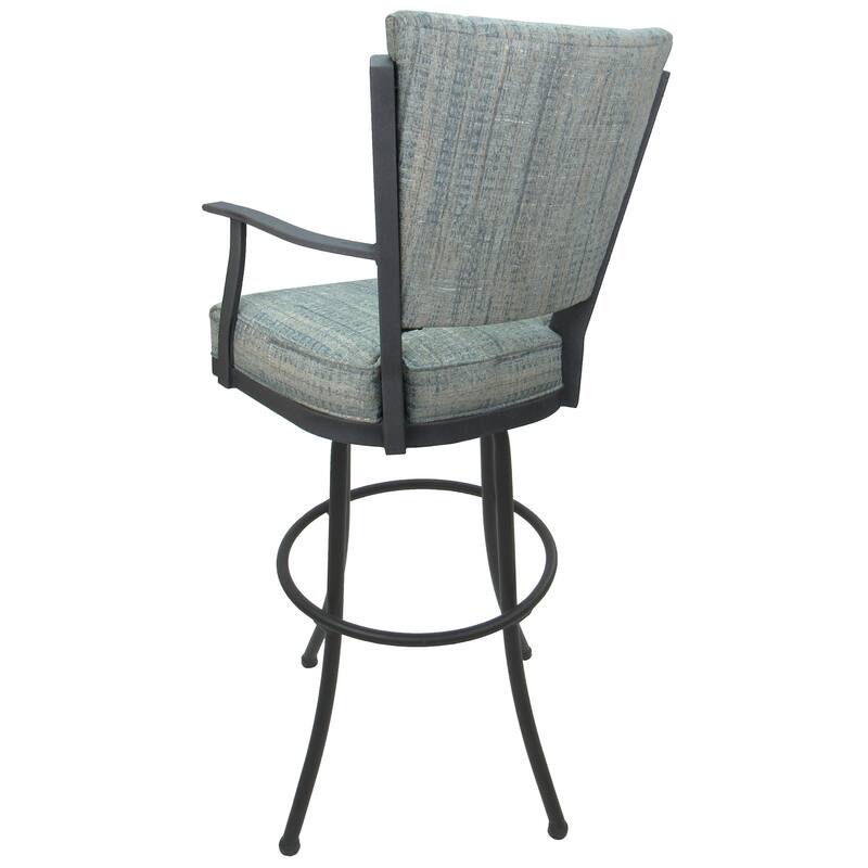 Swivel Extra Tall 34" (35") Metal Bar Stool Montana on Noam Base - 34" Seat