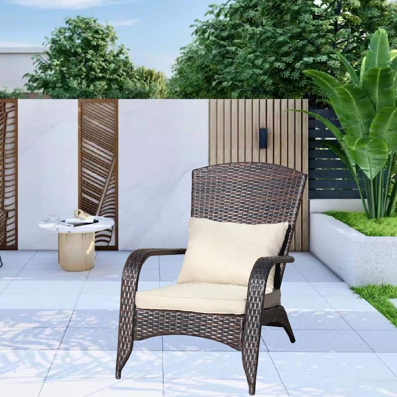 French Country Outdoor Gardens Lounge Chair for Lawn, Balconies Tanning Chair