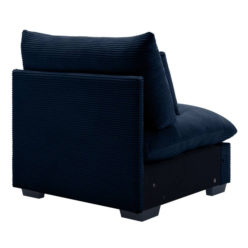 Ergonomic Flexible Combination Single Sofa Set w/Waist Pillow