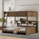preview thumbnail 27 of 30, Multi-functional Solid Wood Bunk Bed by Harper & Bright Designs