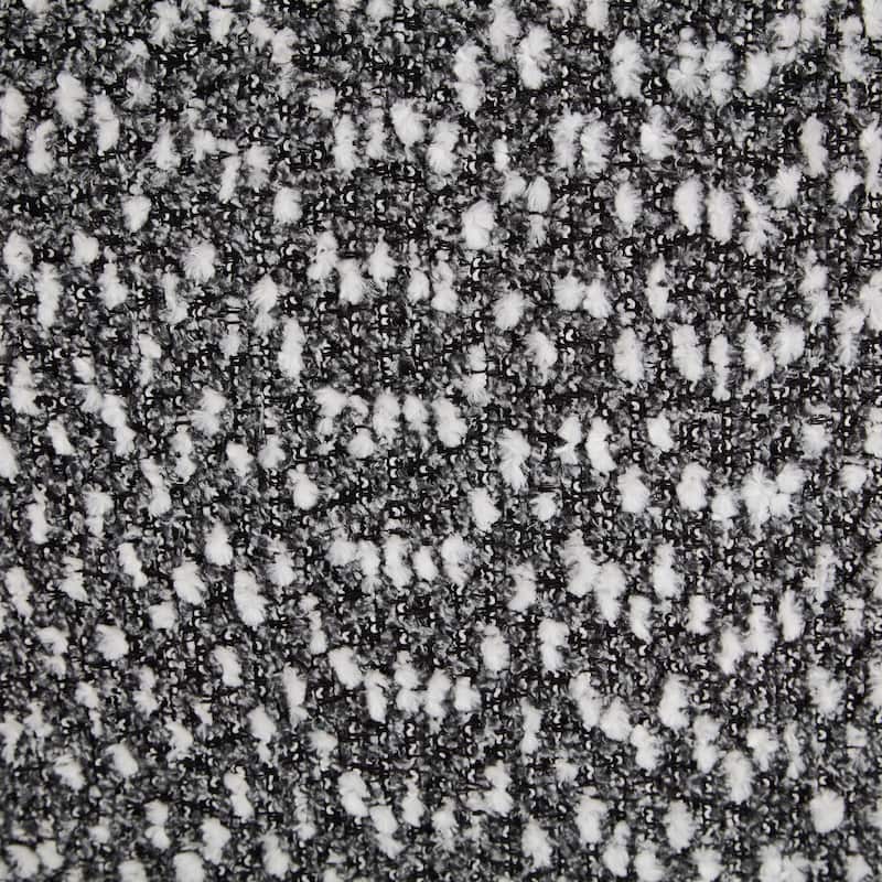 Chenille Square Lounge Chair with Armrests and High Resilience Foam Seat