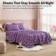 preview thumbnail 23 of 82, HLC.ME Printed Kids Bed Sheets - Patterned Bed Sheet Set - Wrinkle Resistant & Ultra Soft - For Mattresses up to 15 Inches Deep