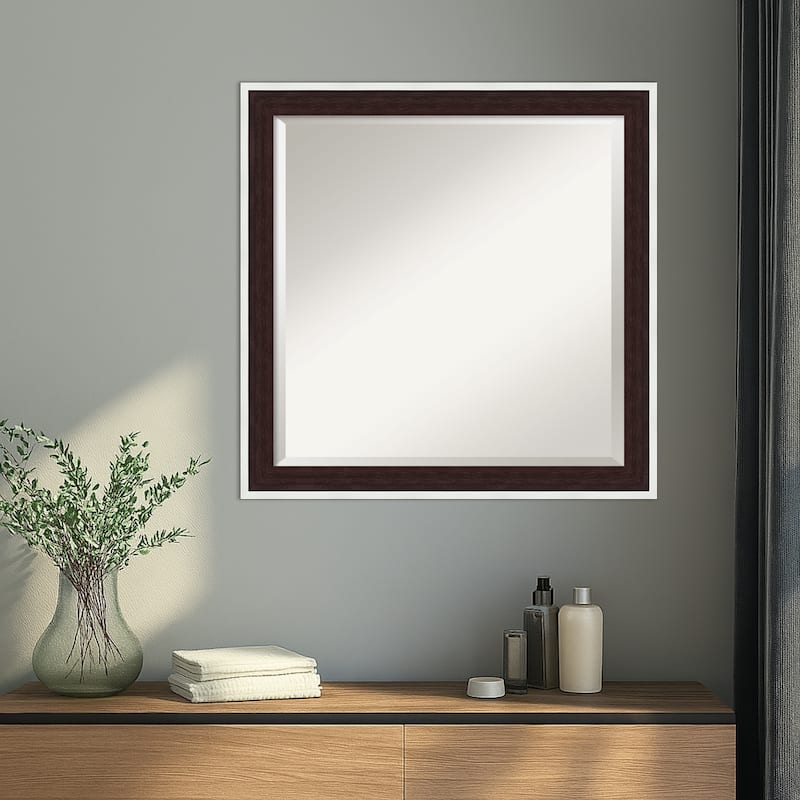 Maya Beveled Framed Wall Mirror