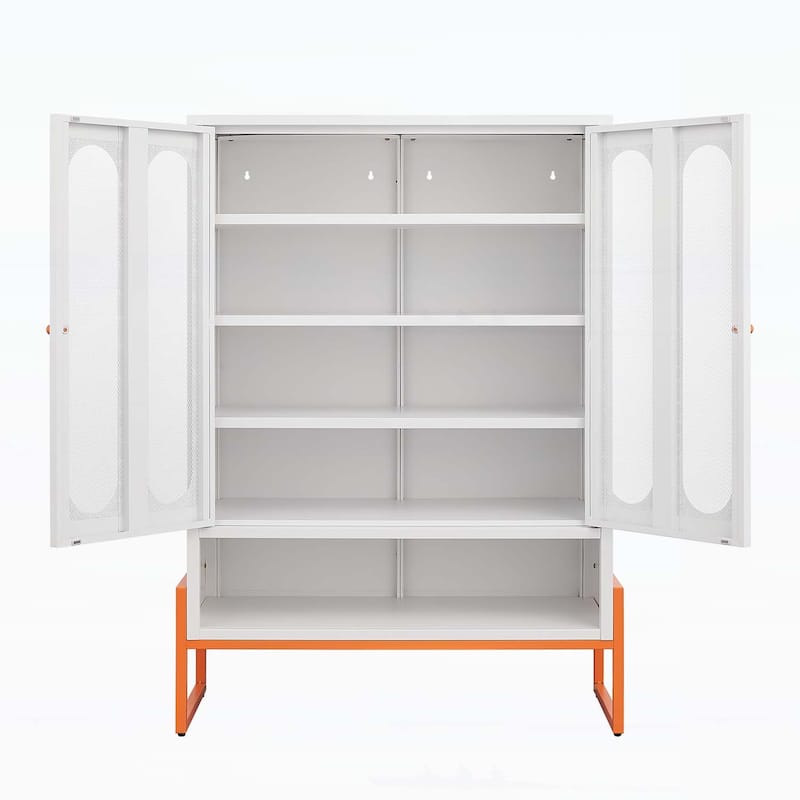 Modern Minimalist Double Door Shoe Cabinet