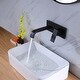 preview thumbnail 4 of 5, Single Handle Wall Mount Waterfall Bathroom Faucet 2 holes