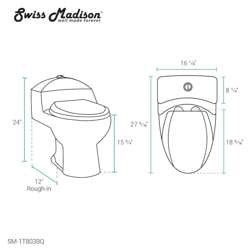 Chateau One Piece Elongated Dual Flush Toilet In Bisque 0.8/1.28 gpf