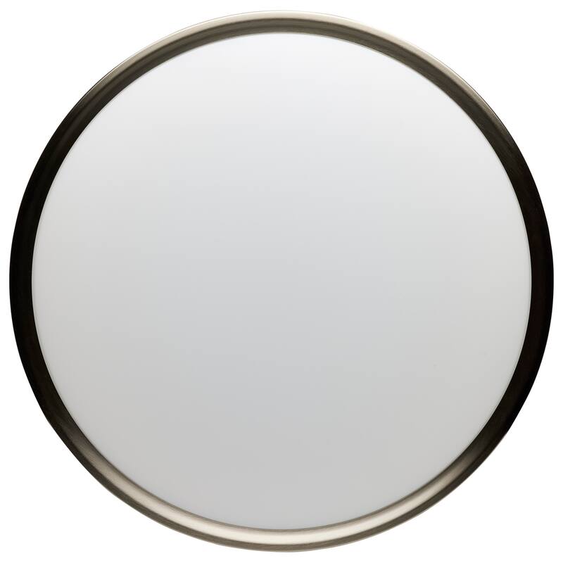 15 Inch Surface Mount with Night Light 5 CCT Selectable Brushed Nickel Finish - Brushed Nickel