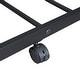 preview thumbnail 57 of 68, Metal House Bed Frame with Trundle Bed & 3 Shelves for Kids Gilrs Boys, No Box Spring Needed
