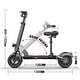 preview thumbnail 6 of 5, 500W 48V 12.5ah E-Scooters Off Road Foldable 10 inches Long Range E-Scooter With Seat