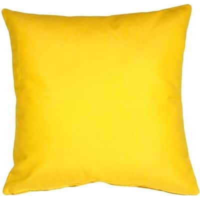 Sunbrella Sunflower Throw Pillow
