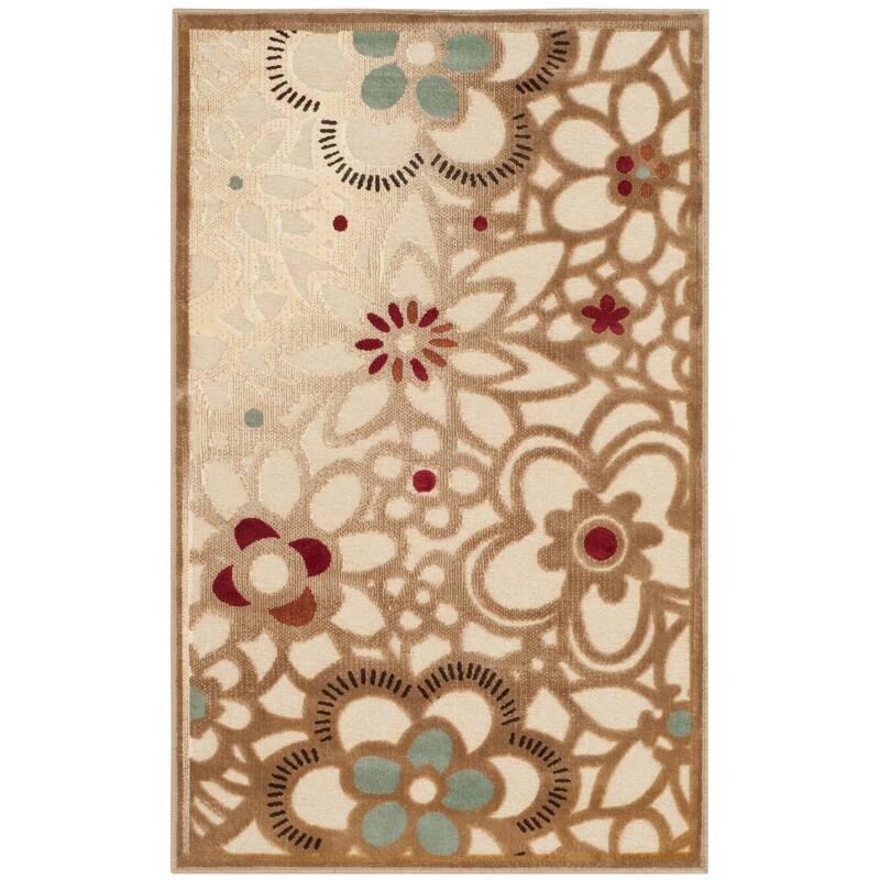 SAFAVIEH Paradise Brunehilde Modern Viscose Rug - 2'7" x 4' - Taupe/Beige - Rectangle