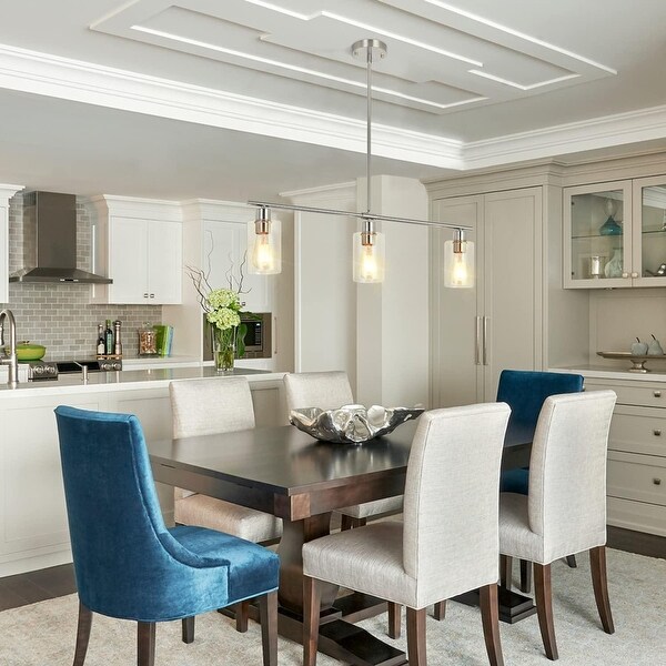 Brushed chrome kitchen lights on sale