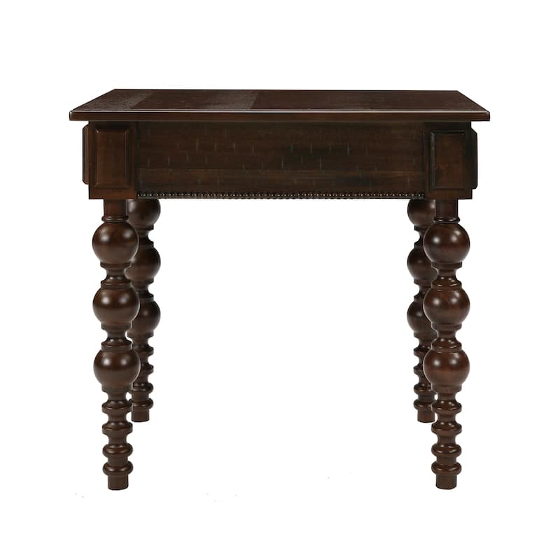 Narrow Sofa Side Table Accent Table Solid Wood End Table with Drawer