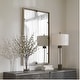 preview thumbnail 6 of 7, Uttermost 09754 Egon 29-7/8" W x 50" H Rectangular Framed Bathroom
