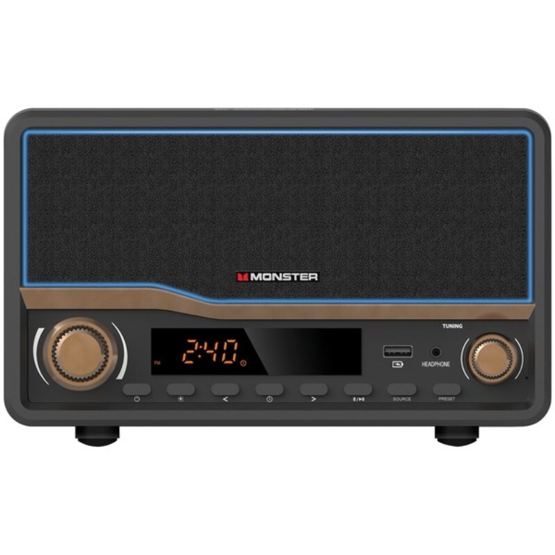 Shop Monster R Mndecora Hzl Decora Bluetooth R Clock Radio Lifestyle System Overstock 25480428