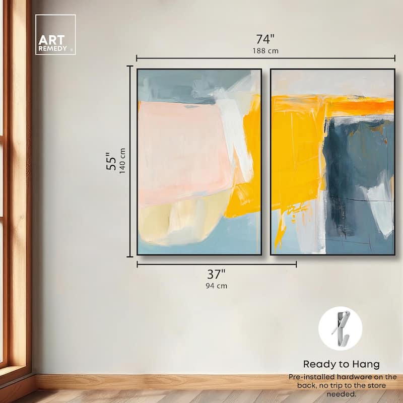 Skyward Radiance II Canvas Set of 2 by Art Remedy