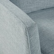 preview thumbnail 29 of 62, Martha Stewart London Upholstered Skirted Swivel Armchair with Lumbar Pillow
