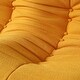preview thumbnail 9 of 33, Living Room Lazy Sofa Teddy Fabric Convertible Couches with Ottoman