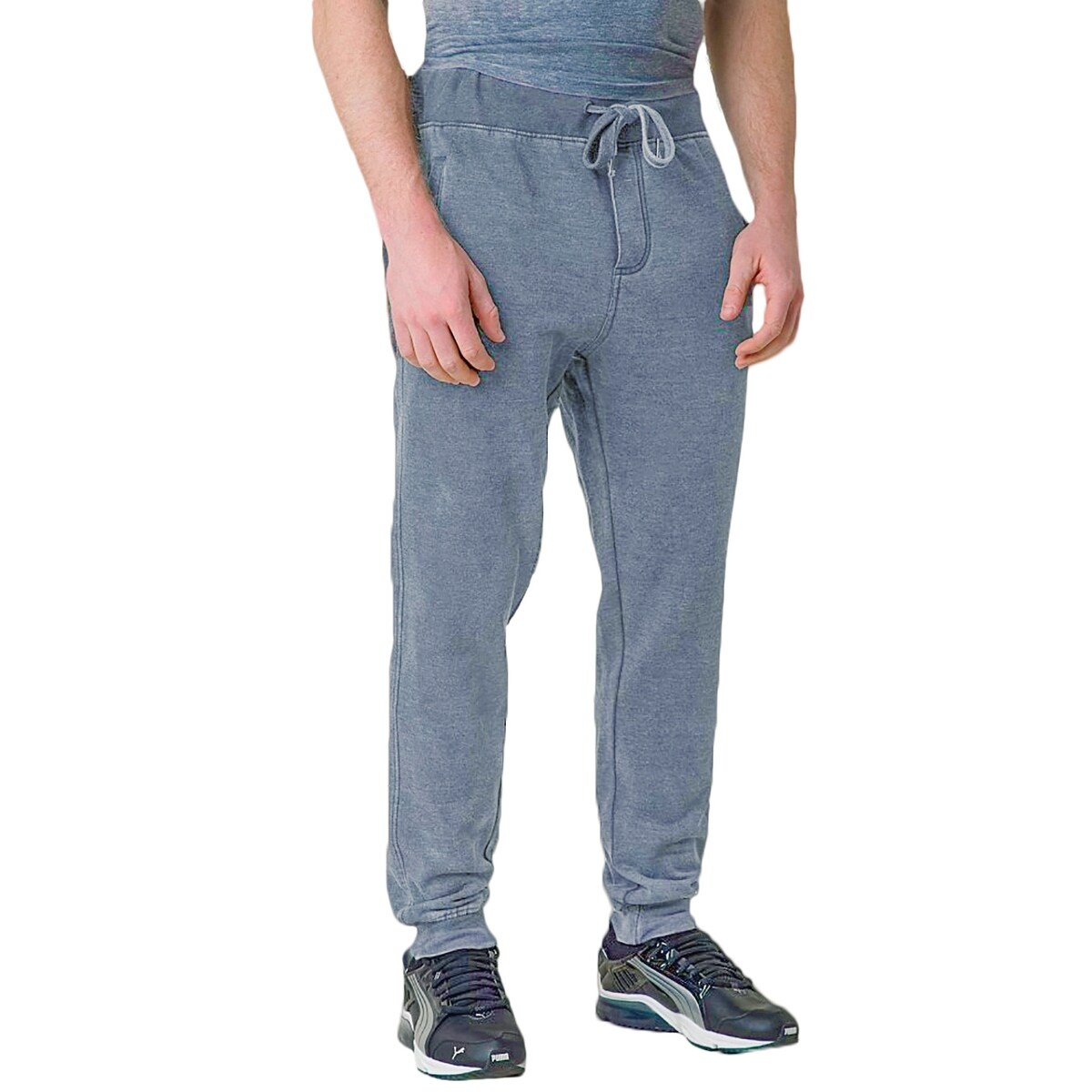 distressed joggers mens
